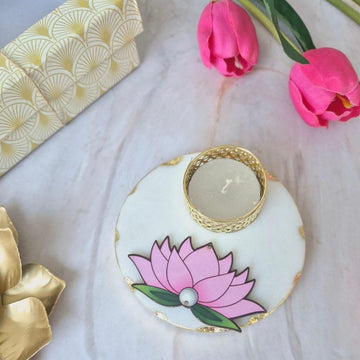 Elegant Marble T light Holder